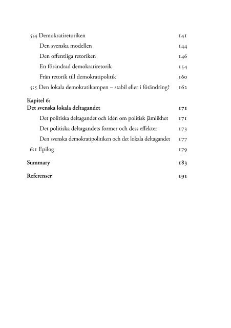 Till vilken nytta? Om det lokala politiska deltagandets karaktär ...