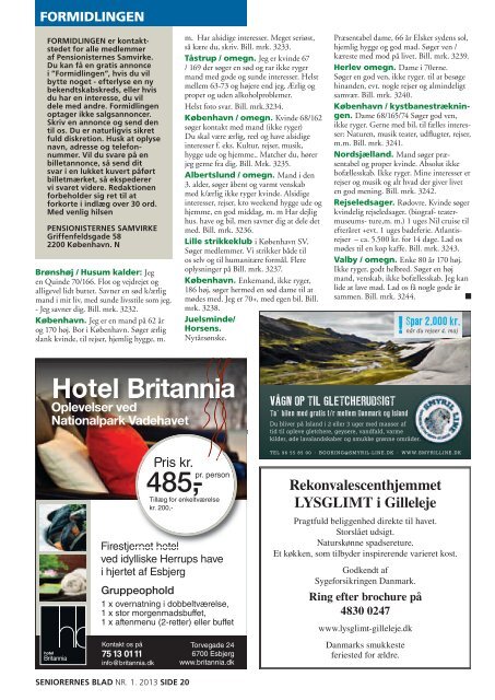 Seniorernes Blad nr. 1 2013 - Pensionisternes Samvirke