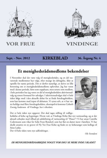 VOR FRUE VINDINGE - KirkeWeb - this is the default web page for ...