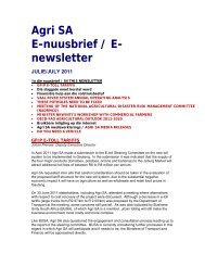 Agri SA E-nuusbrief / E- newsletter