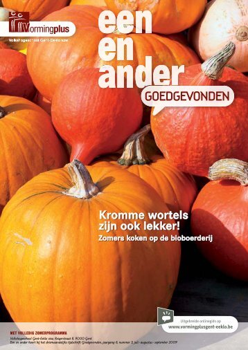 Een en ander, zomer 2009 [PDF 1,4 MB - link opent ... - Vormingplus