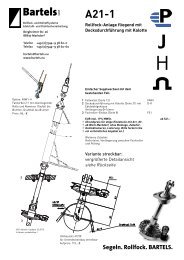 Segeln. Rollfock. BARTELS. - Bartels GmbH