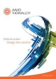 Design the solution - Aavid Thermal Technologies
