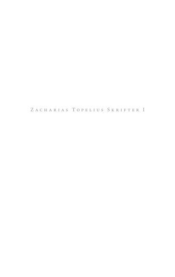 Ljungblommor - Zacharias Topelius Skrifter