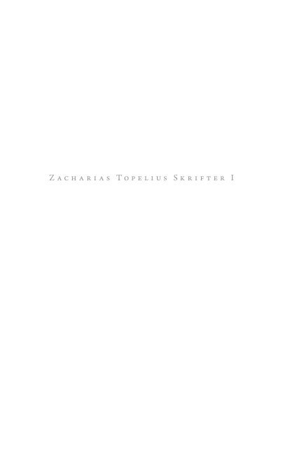 Ljungblommor - Zacharias Topelius Skrifter