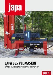 JAPA 385 VEDMASKIN