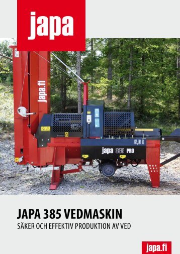 JAPA 385 VEDMASKIN