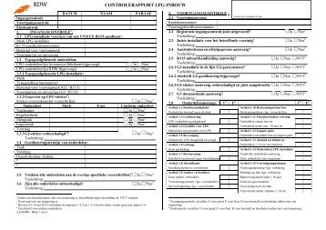 CONTROLERAPPORT LPG-INBOUW - Rdw