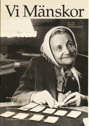 1994/1 - Vi Mänskor