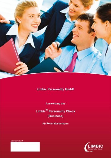 ein Musterbeispiel - Limbic Personality GmbH