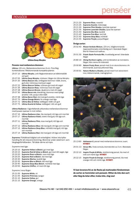 Grönsaker, blommor redskap & tillbehör - Olssons Frö