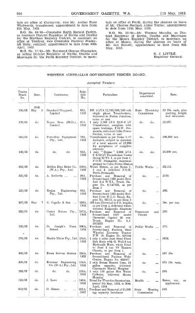 WESTERN AUSTRALIA. - State Law Publisher