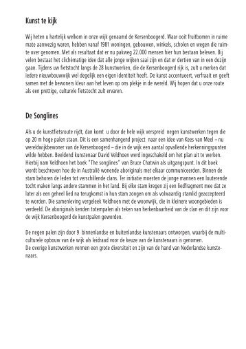 een boekje met fietsroute dat u hier kunt ... - Gemeente Hoorn