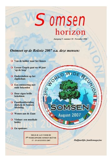 2006 Somsen Horizon Jaargang 9 Nr 18