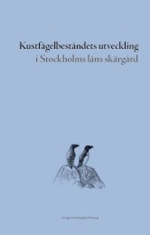 Del 1 - Stockholms Ornitologiska Förening