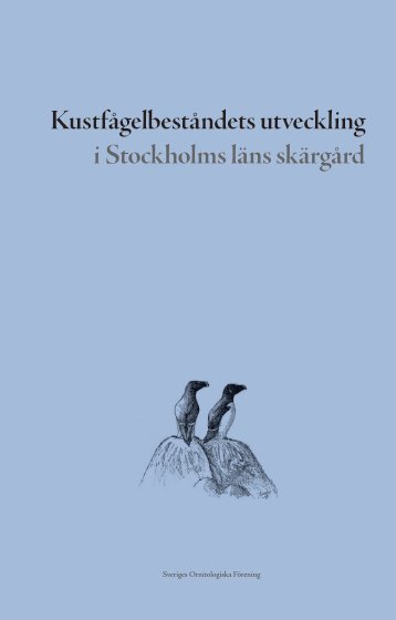 Del 1 - Stockholms Ornitologiska Förening