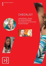 Checklist aansprakelijkheid en verzekeringen ... - BredeSchool