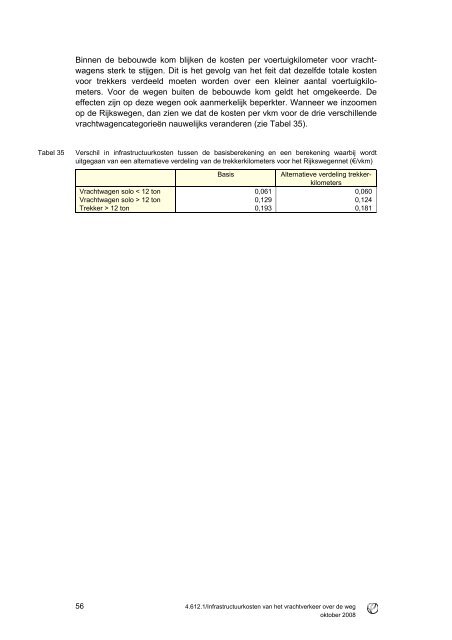 Infrastructuurkosten van het vrachtverkeer over de weg - CE Delft