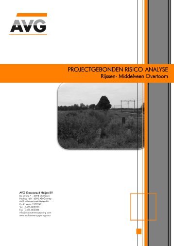 Bijlage 12 Projectgebonden risico-analyse Middelveen-Overtoom