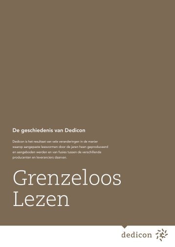 De geschiedenis van Dedicon