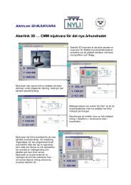 Aberlink 3D … CMM mjukvara för det nya århundradet - Nyli, Kvalitets