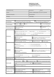 KONTROLLPLAN/ UTFÖRANDEINTYG - Sävsjö kommun