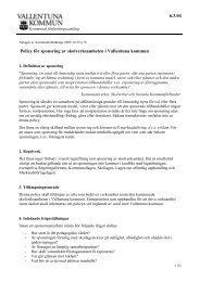 6.3.04 Policy för sponsring av skolverksamhet - Vallentuna kommun