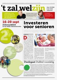 Investeren voor senioren - OCMW Gent