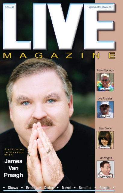 LIVE Magazine Vol 7, Issue #166 September 20,2013 thru October 6, 2013