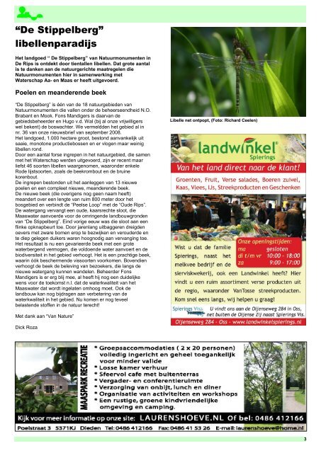 Nieuwsbrief September 2009 - Landschapsbeheer Oss