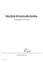 Nordisk Kriminalkrönika