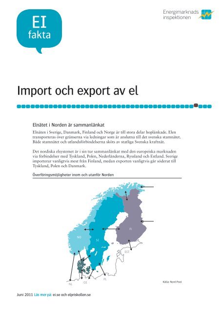 Faktablad import export
