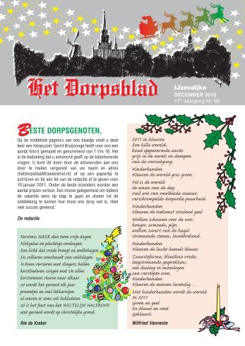 Dorpsblad december 2010 - IJzendijke-online