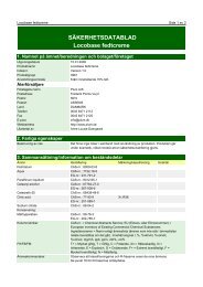 SÄKERHETSDATABLAD Locobase fedtcreme