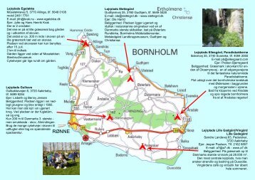 Vigtige telefonnumre og adresser - Slettegård på Bornholm