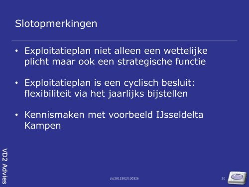 "Het exploitatieplan: heb jij het al?" door Joop van den ... - Metafoor