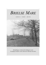 Omslag 14-1.qxd - Historische Vereniging de Brielse Maasmond!