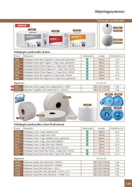 Servietter, duge, lys mm - MultiLine