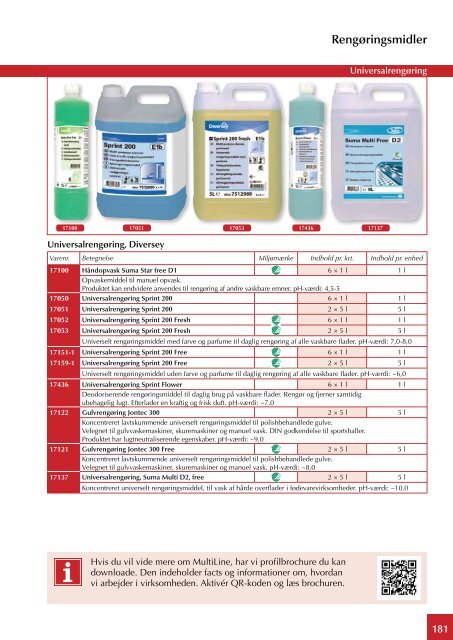 Servietter, duge, lys mm - MultiLine