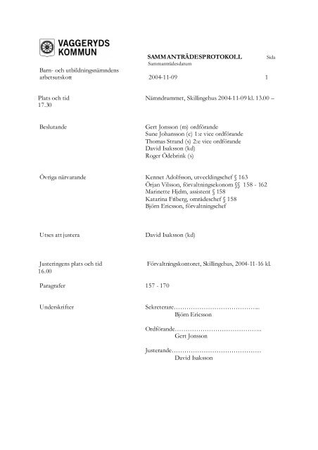 Protokoll Buns au 041109.pdf - Vaggeryds kommun