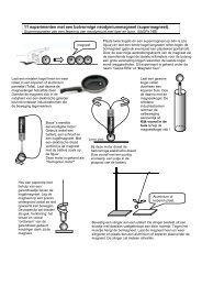 Experimenten met magneten(De Metsenaere Eric) - scienceonstage ...