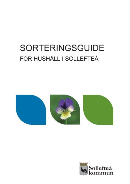 Sopsorteringsguide för Sollefteå kommun