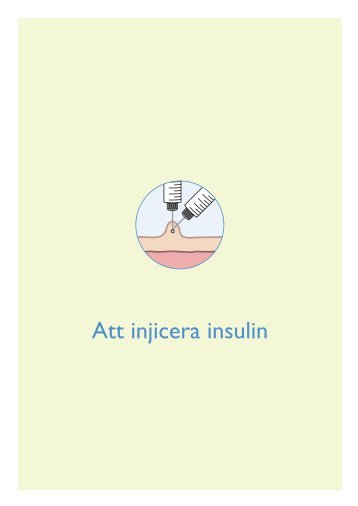 Att injicera insulin - Pharmanova Oy