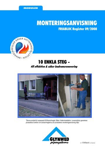 Monteringsanvisning FRIABLOC