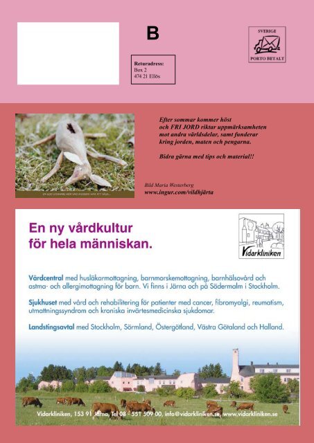 TemA: eko/bio-initiativ i skåne och DAnmArK - Igenom