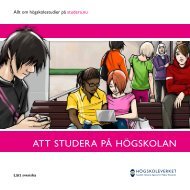 Att studera på högskolan | svenska