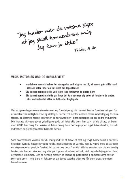 Urolige og ukoncentrerede børn og unge? - ADHD: Foreningen