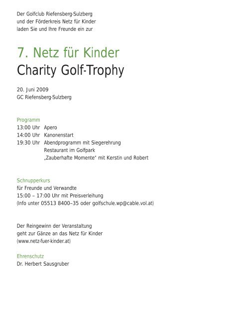 Charity Golf-Trophy