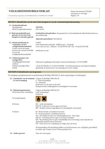 Carly - MSDS - Testoil MAS, POE, MP - 2012.03.01.NL