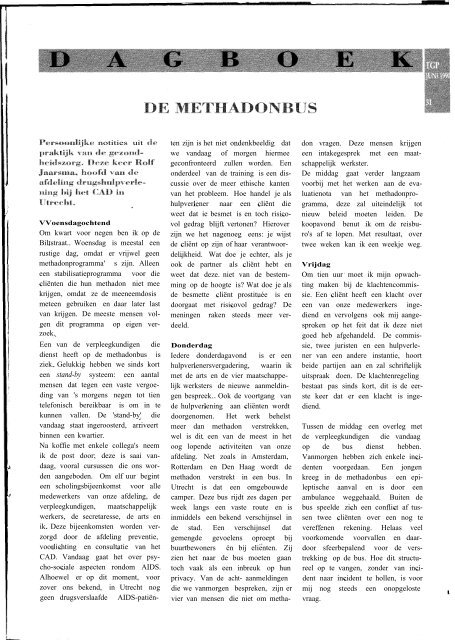 Tijdschrift Gezondheid en Politiek jaargang 1990 nr 2